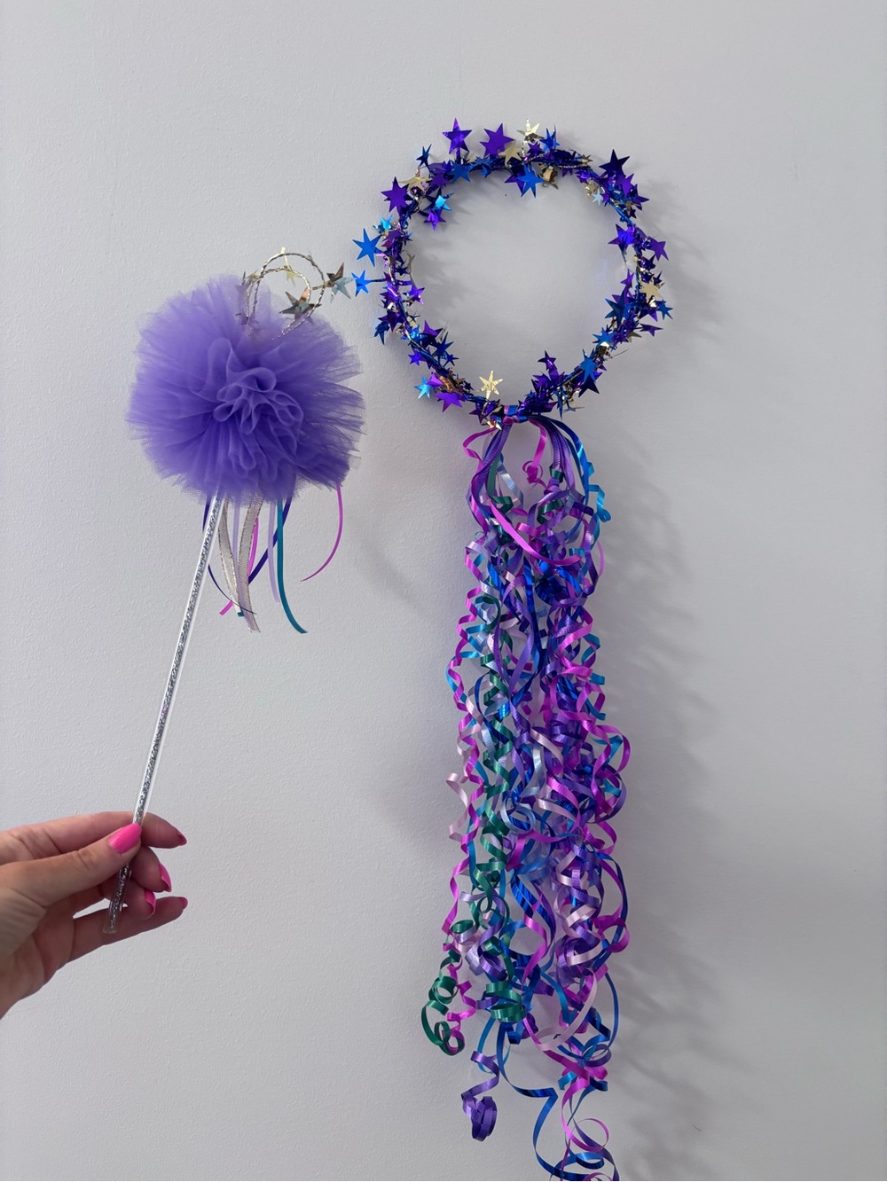 Fairy Wand & Halo Set | Princess Dress-Up Costume | Multiple Colors Available